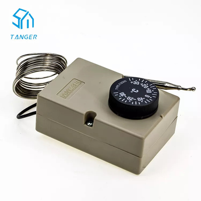 Ampul ve Kılcal Sıcaklık Anahtarı Kontrol Cihazı Tüp Manuel Sıfırlama -35~35C L Tarzı