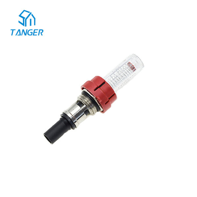 Su Yerden Isıtma Manifoldları Akış Ölçer/Regülatör 1/2&quot; Nikel Kaplama Pirinç