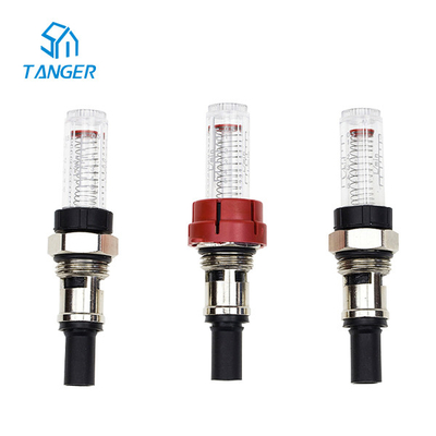Su Yerden Isıtma Manifoldları Akış Ölçer/Regülatör 1/2&quot; Nikel Kaplama Pirinç